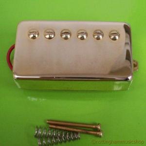 HUMBUCKER ELECTRIC GUITAR PICKUP GOLD COVERED